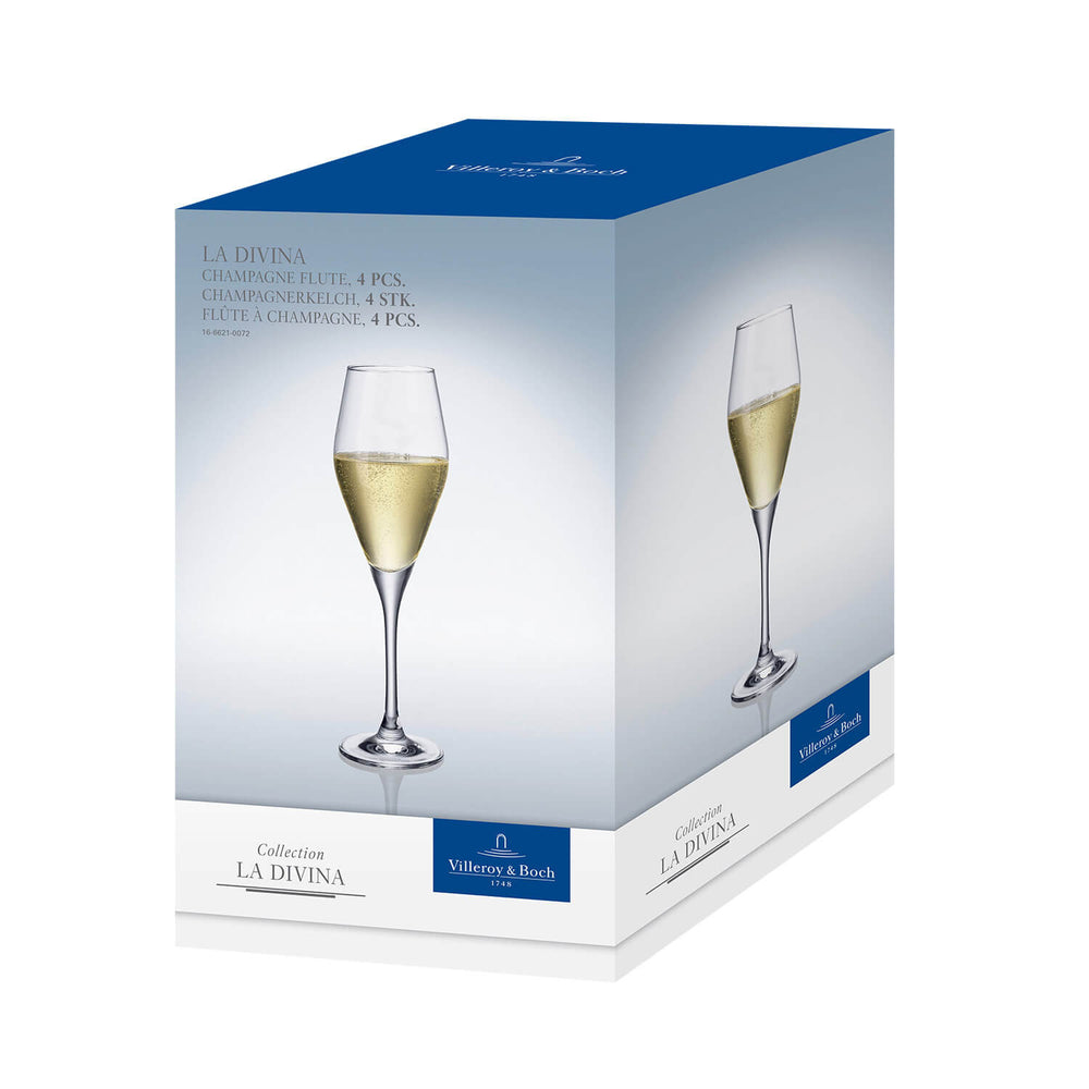 Villeroy & Boch Champagneglazen La Divina - 260 ml - 4 stuks