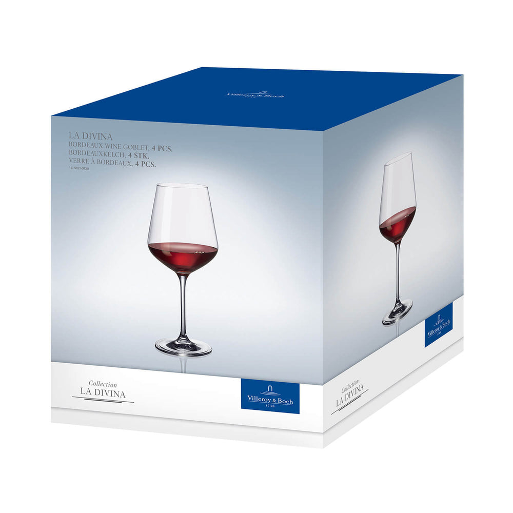 Villeroy &amp; Boch Verres à Vin Bordeaux La Divina - 650 ml - 4 pièces