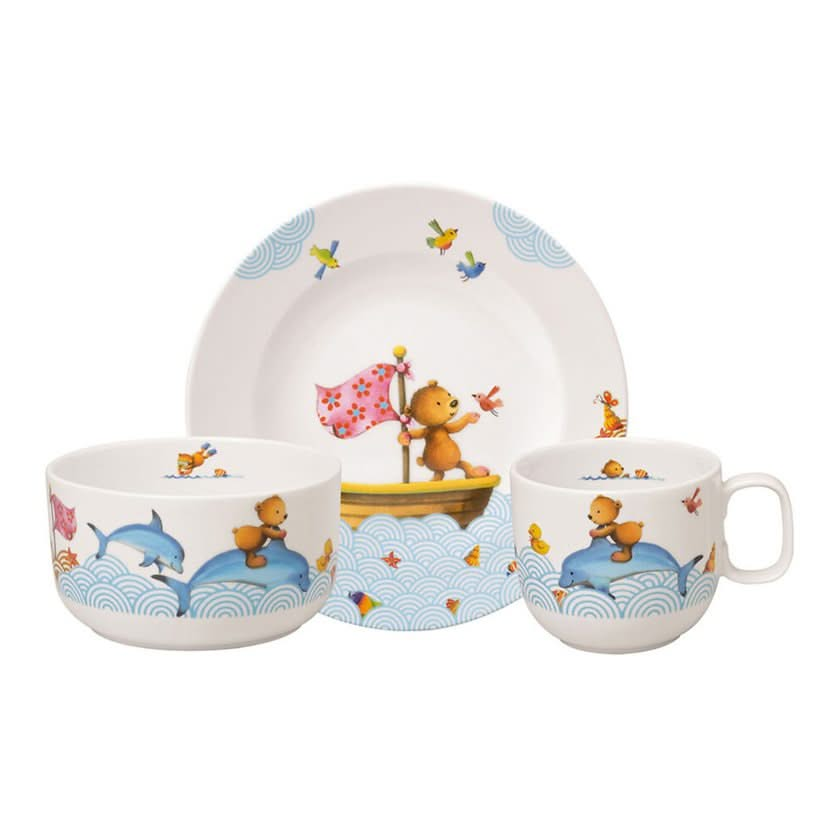 Villeroy & Boch Kinderservies Happy as a Bear - 3-delig