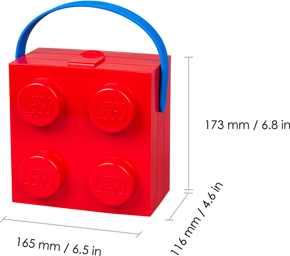 LEGO® Lunchbox Classic - met Handvat - Rood