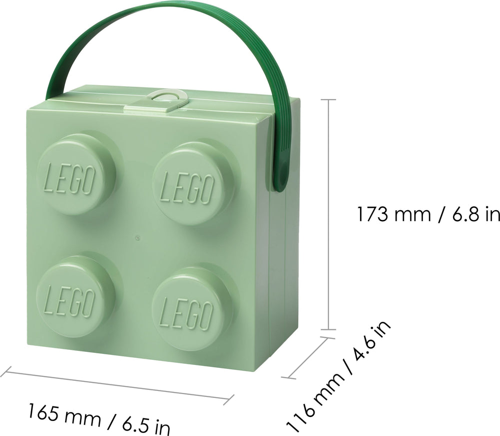 Boîte à lunch LEGO® Classic - avec poignée - Vert