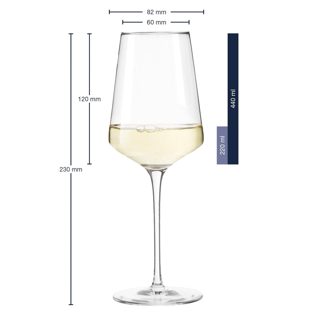 Leonardo Verres à vin blanc / Verres à vin Riesling Puccini - 400 ml - 6 pièces