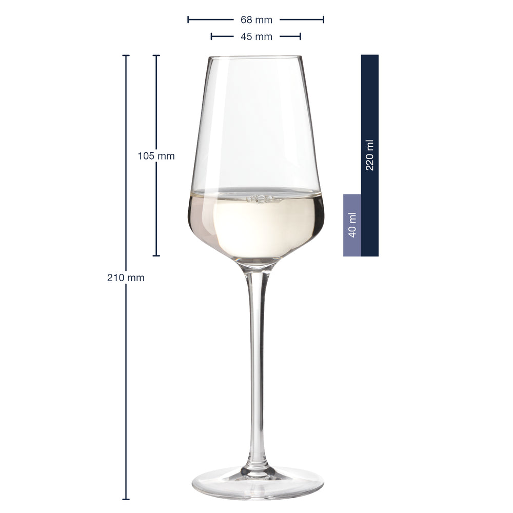 Ensemble de verres à vin Leonardo Puccini (verres à vin rouge, verres à vin blanc et verres à champagne) - Ensemble de 12 pièces