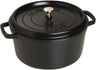 Cocotte en fonte Staub noire - ø 28 cm / 6,7 litres