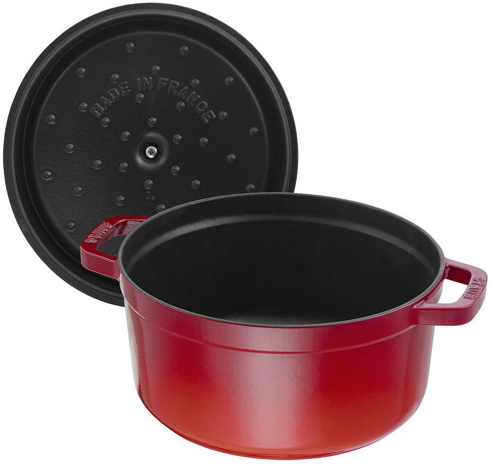 Faitout / Cocotte Staub - Rouge cerise - ø 26 cm / 5,2 litres