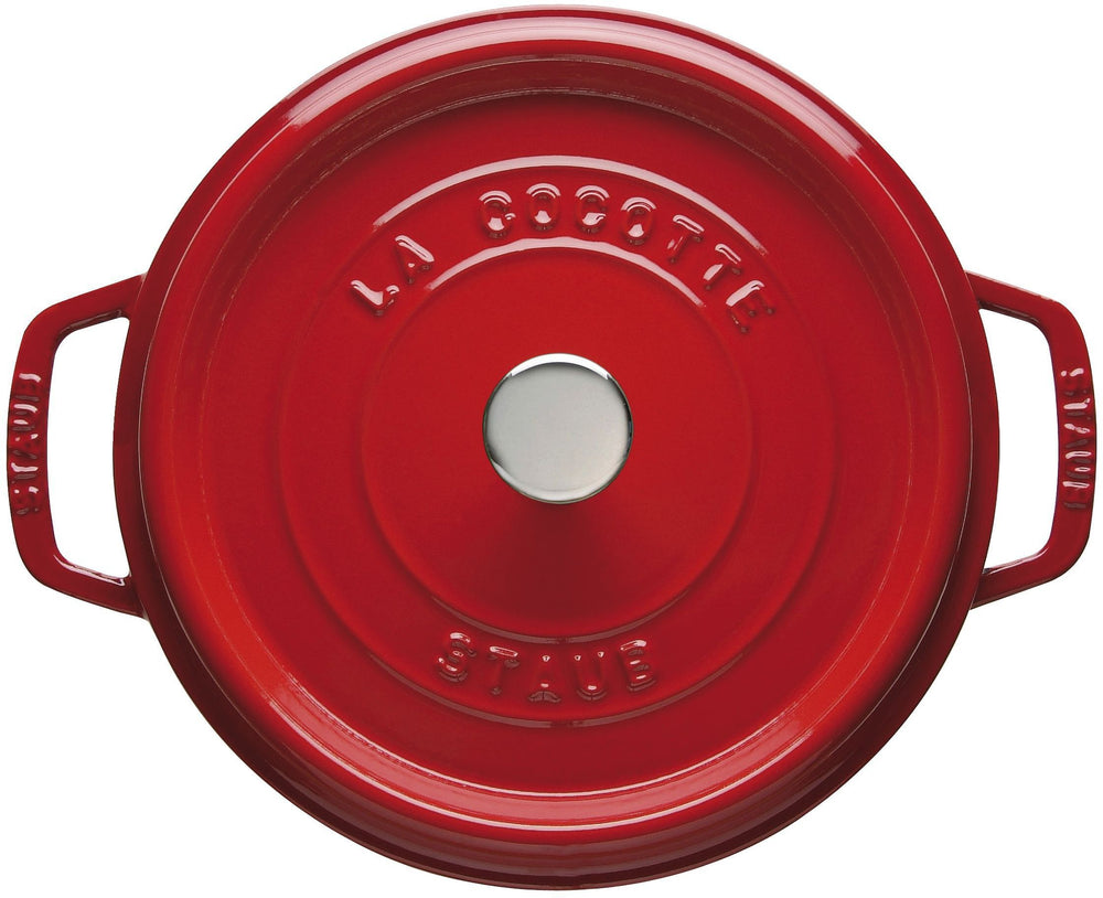 Faitout / Cocotte Staub - Rouge cerise - ø 24 cm / 3,8 litres