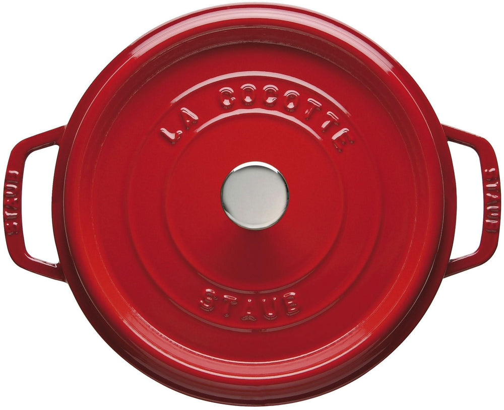 Faitout / Cocotte Staub - Rouge cerise - ø 28 cm / 6,7 litres