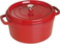 Faitout / Cocotte Staub - Rouge cerise - ø 28 cm / 6,7 litres