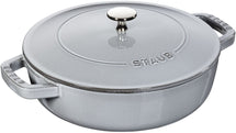 Staub Casserole Chistera - Gris graphite - ø 24 cm / 2,4 litres