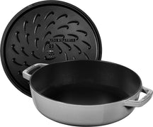 Staub Hapjespan - Sauteuse - Chistera - Grafietgrijs - ø 24 cm / 2.4 liter