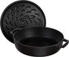 Staub Casserole Chistera - Noir - ø 24 cm / 2,4 litres