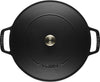 Staub Hapjespan Chistera - Zwart - ø 24 cm / 2.4 liter