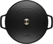 Staub Hapjespan Chistera - Zwart - ø 24 cm / 2.4 liter