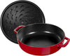 Staub Casserole Chistera - Rouge Cerise - ø 24 cm / 2,4 litres