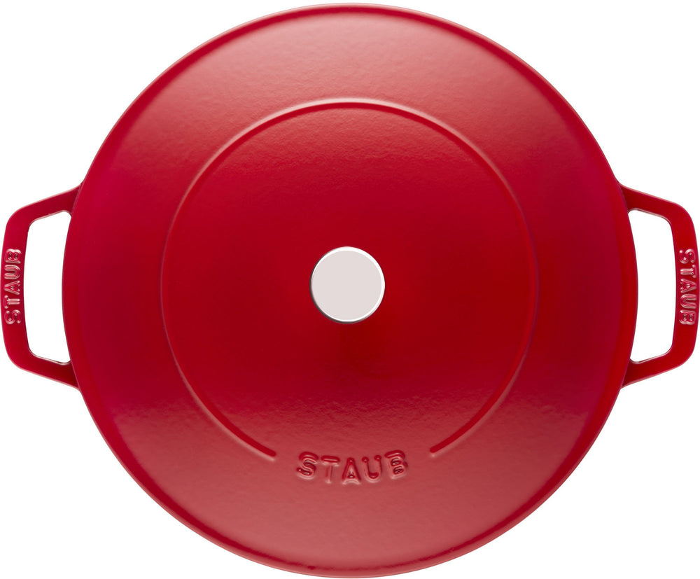 Staub Casserole Chistera - Rouge Cerise - ø 24 cm / 2,4 litres