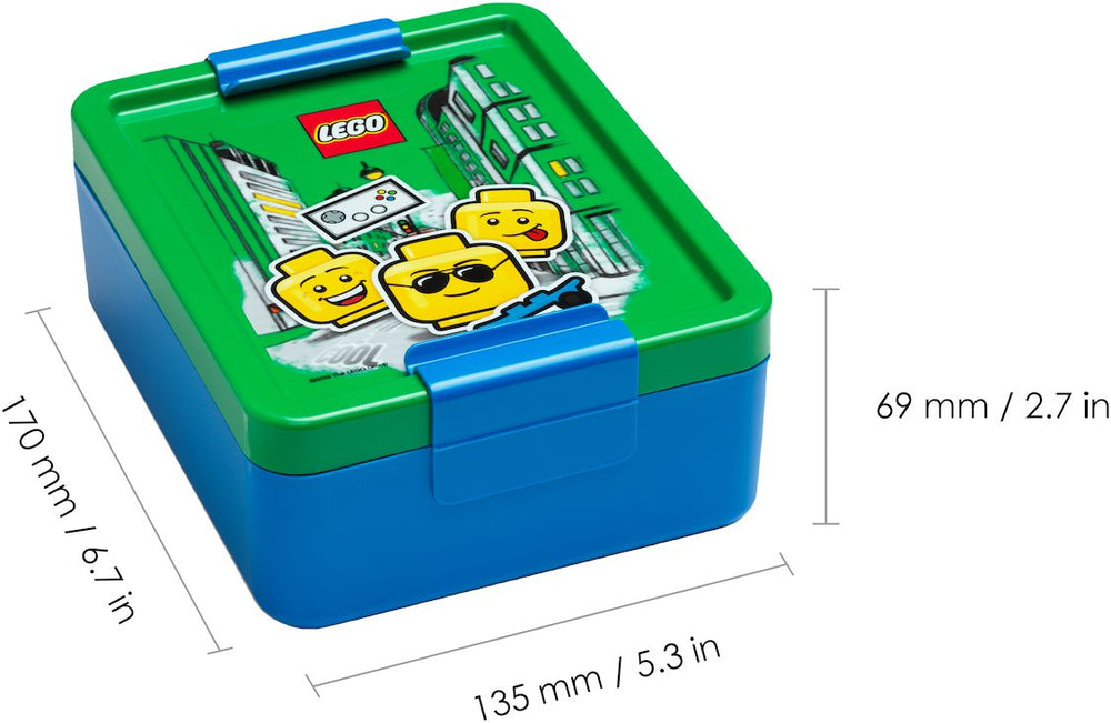 Ensemble déjeuner LEGO® Classic - Vert/Bleu