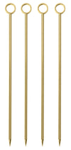 Paderno Cocktailprikkers BAR - Goud - 10 cm - 4 stuks