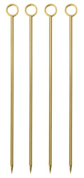 Paderno Cocktailprikkers BAR - Goud - 10 cm - 4 stuks