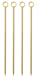 Paderno Cocktailprikkers BAR - Goud - 10 cm - 4 stuks