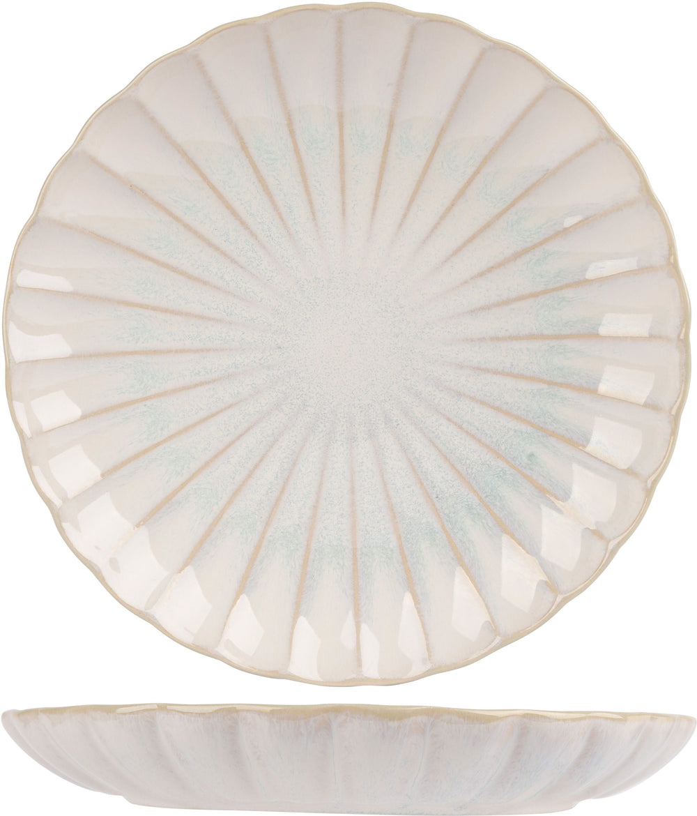 Cosy &amp; Trendy Assiette Plate Astera Blanc Pur - ø 27,5 cm