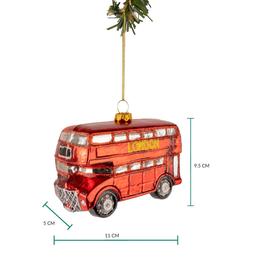 Nordic Light Kerstbal London Bus 11 cm