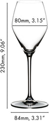 Verres à champagne Riedel Rose Extreme - 2 pièces