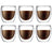 Bodum Dubbelwandige koffie- / theeglazen Pavina - gepatenteerd ventiel - 250 ml - 6 stuks