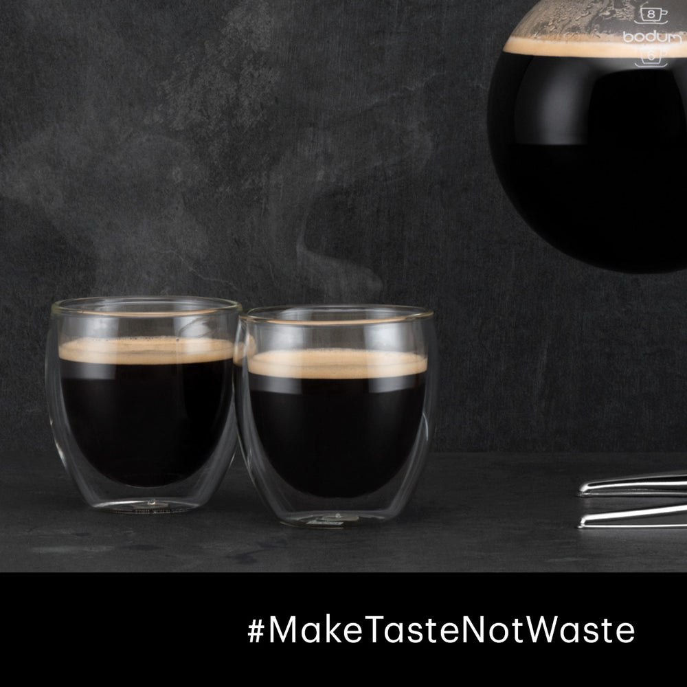 Bodum Dubbelwandige koffie- / theeglazen Pavina - gepatenteerd ventiel - 250 ml - 6 stuks