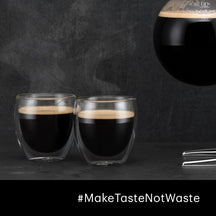 Bodum Dubbelwandige koffie- / theeglazen Pavina - gepatenteerd ventiel - 250 ml - 6 stuks