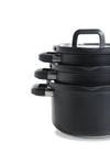 BK Soeppan Flow Cool - Zwart / RVS - ø 24 cm / 6 liter