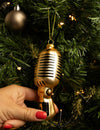 Microphone boule de Noël Nordic Light 14 cm