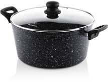 Westinghouse Cooking Pan Black Marble - ø 28 cm / 8,5 litres - revêtement antiadhésif standard