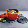 Le Creuset Cuiseur à Riz / Cocotte Every - Tradition - Orange Rouge - ø 18 cm / 2 litres