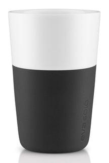 Eva Solo Latte Macchiato Beker Zwart 360 ml - 2 Stuks