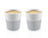 Eva Solo Espresso kopjes Marble Grey 80 ml - 2 Stuks