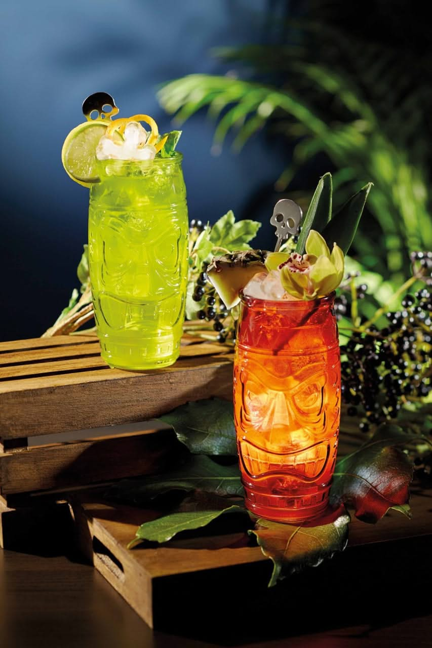 Verres à cocktail Tiki BarCraft 650 ml - 2 pièces