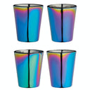 Verres à shot BarCraft Rainbow 50 ml - 4 pièces