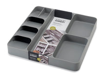 Joseph Joseph Range-Couverts - 8 Compartiments - DrawerStore - Gris - 39 x 39 cm