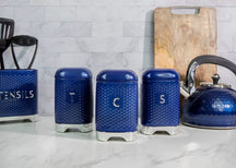 KitchenCraft Voorraadpotten Lovello Midnight Navy 3 stuks