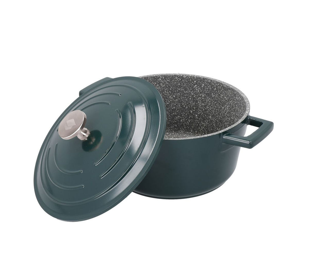 MasterClass Braadpan - Hunter Green - ø 20 cm / 2.5 liter - standaard anti-aanbaklaag