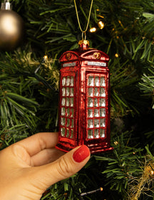 Nordic Light Kerstbal Telefooncel UK 13 cm