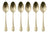 Sambonet Koffielepels Royal Champagne 6 Stuks