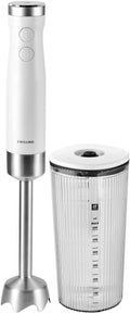 Mixeur plongeant Zwilling Enfinigy - 800 W - 9 vitesses - Argent/Blanc