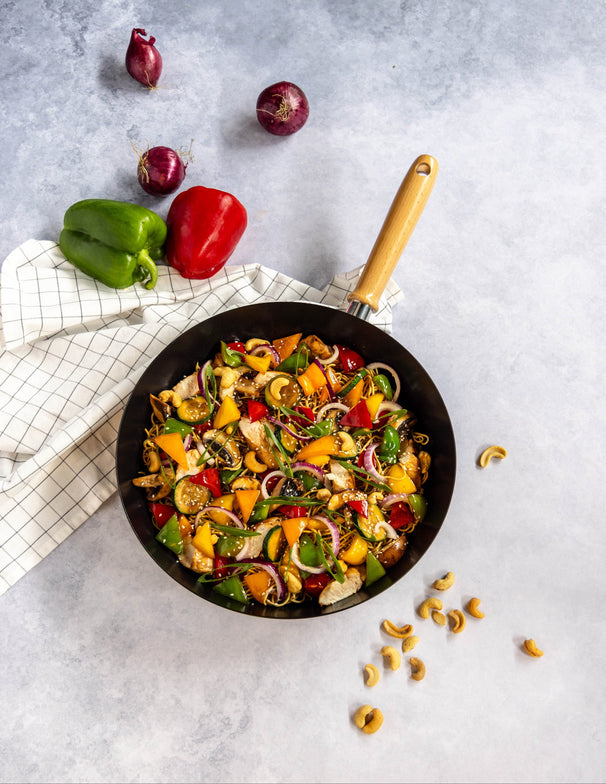 Cookinglife Wokpan Asia - Keramische anti-aanbaklaag - ø 30 cm