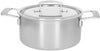 Casserole Demeyere avec couvercle Industry 5 - ø 24 cm / 5.2 Litres