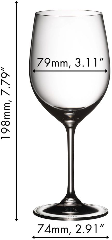 Verres à vin blanc Riedel Vinum - Viognier / Chardonnay - Payez 3, obtenez 4