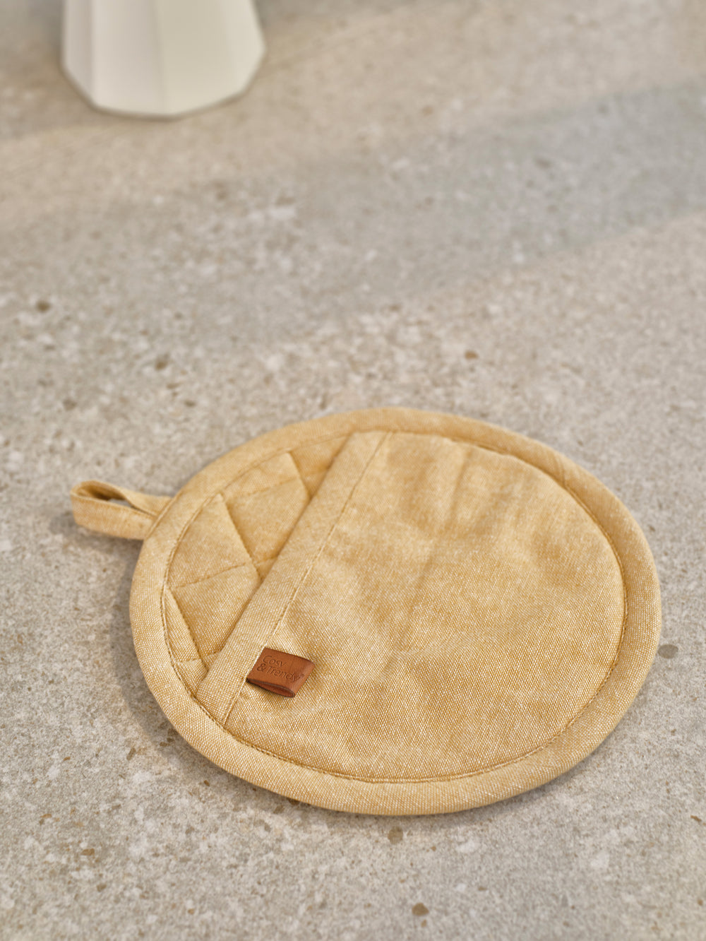 Cosy & Trendy Pannenlap Stoff Amber Gold