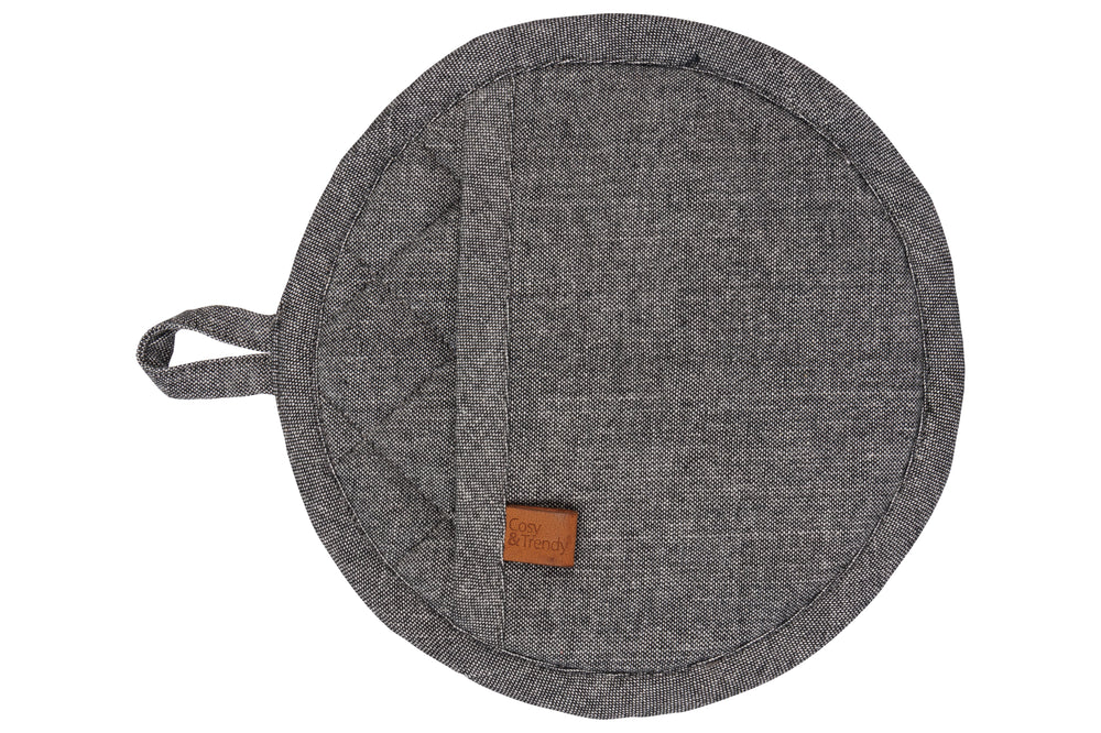 Cosy & Trendy Pannenlap Stoff Black Chambray