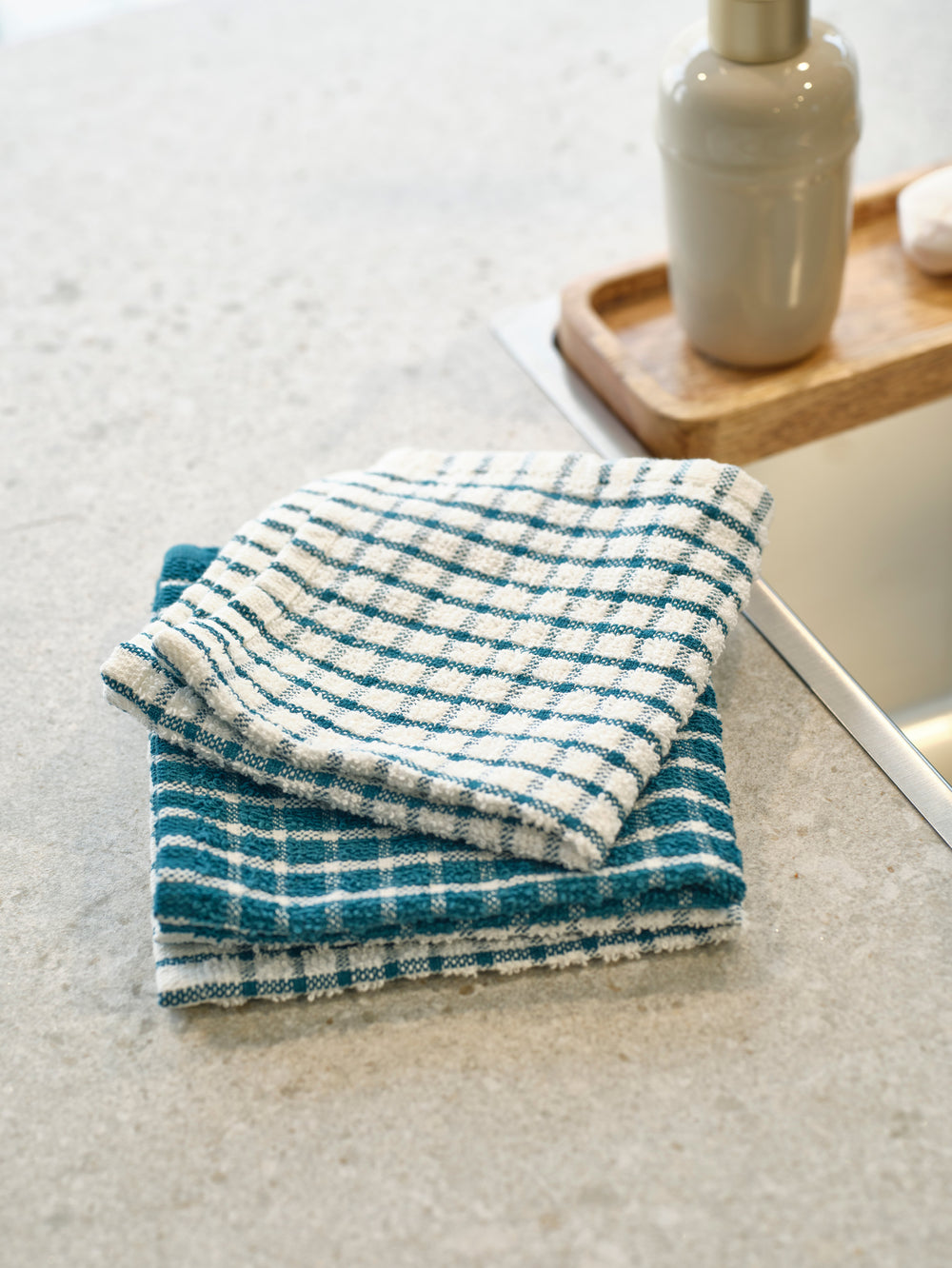 Cosy & Trendy Vaatdoekjes Stoff Green Heron 30 x 30 cm - 3 Stuks