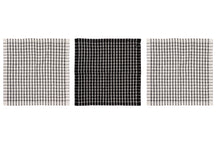 Cosy & Trendy Vaatdoekjes Stoff Black Chambray 30 x 30 cm - 3 Stuks